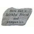 Kay Berry - Inc. Here Lies A Faithful Friend And Companion - Memorial - 14.5 Inches x 9.5 Inches KA313492